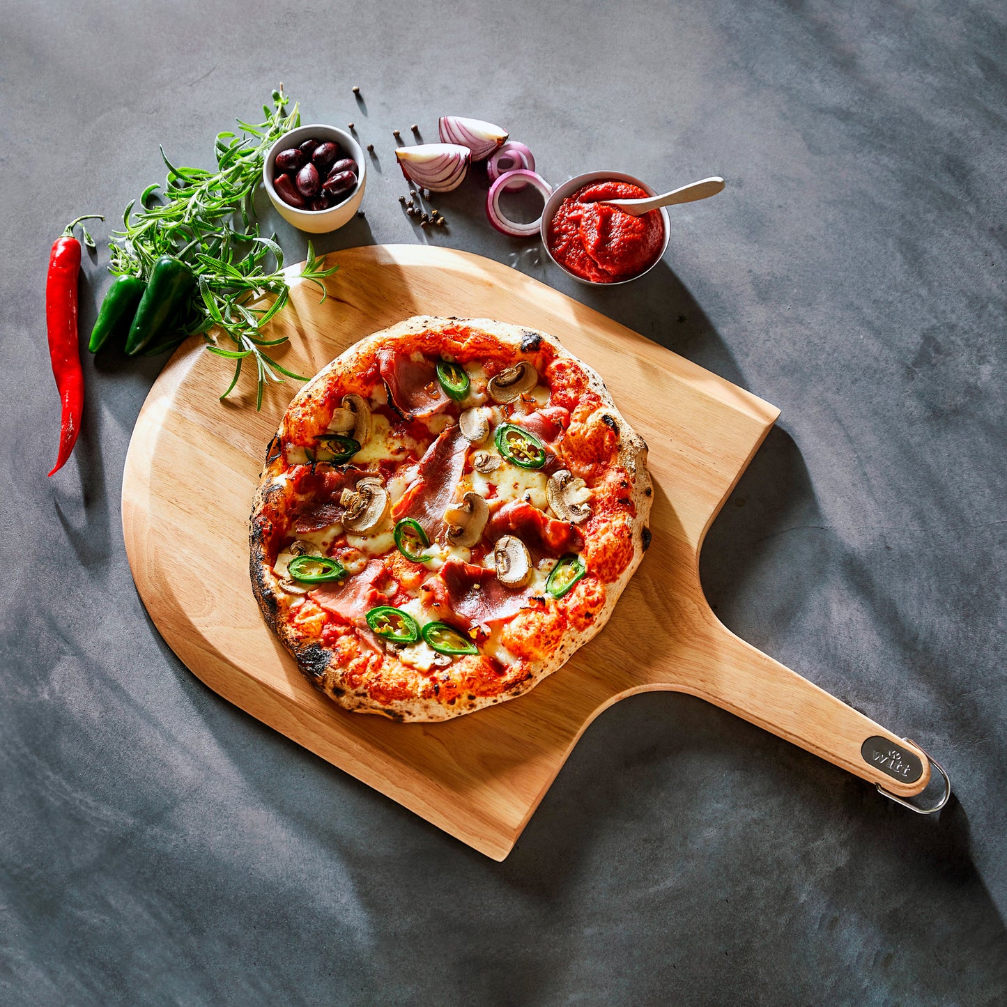 Witt Wood Pizza Peel 14" / 36 cm