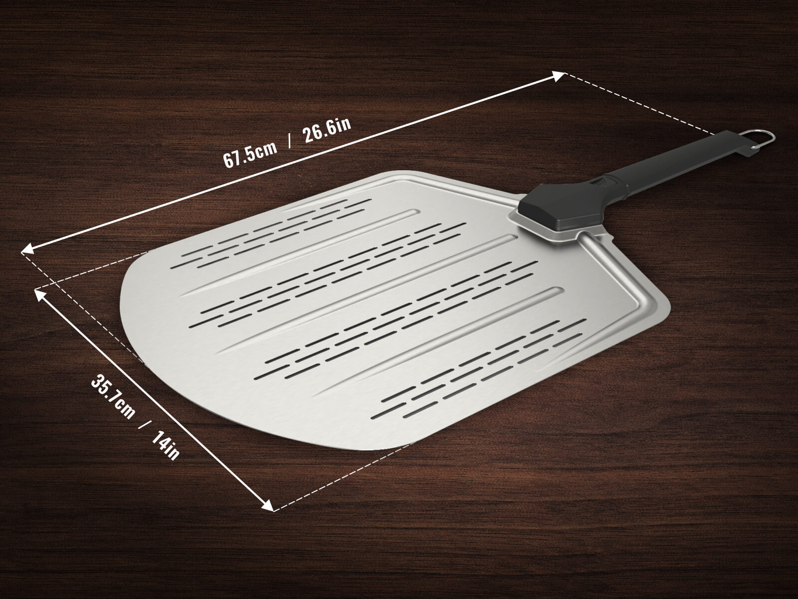 Witt Perforated Pizza Peel 14 